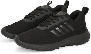 BOLTAGO Men's Black Lightweight Mesh Running Shoes Casuals For Men