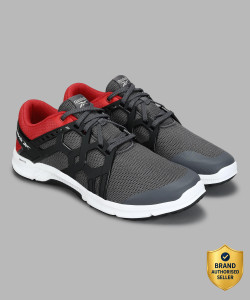 REEBOK GUSTO RUN GREY BLACK WHITE Running Shoes For Men