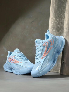 Xtoon Trendy Air-Cushion Sneakers for Men Blue - Image 5