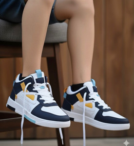 Deals4you Trendy Durable Sole, Stylish Design, Comfortable Fit Boots For mens High Tops For Men