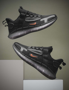 CLD Netflix Running Shoes For Men Black - Image 6