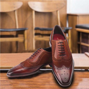 Harrykson London Premium Luxury Timeless Elegance Leather Brogues For Men