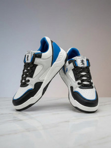 RED TAPE Men Black & Blue Chunky Sneakers - Image 6