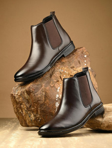 aadi Men's Synthetic Leather Chelsea Boots - Image 1