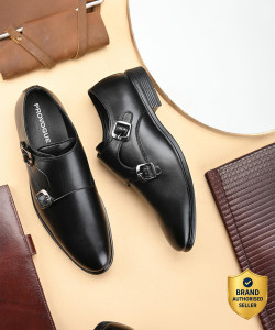PROVOGUE Monk Strap Black - Image 6