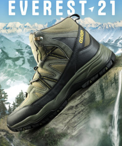 asian Hiking/Snow boots for men for outdoor Trekking - Water Resistant Boots Outdoors For Men
