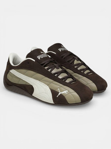 PUMA Speedcat Porsche Legacyus Quilted Sneakers For Men Brown - Image 6