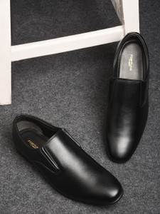 LIBERTY Fortune ROBERT-1 Formal Shoes With PU Upper | Stylish & Comfortable Non-Lacing Mocassin For Men