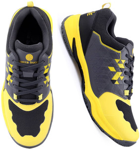 bacca bucci Pinnacle SwiftStrike High-Performance Court Shoe with Non-Marking Outsole Running Shoes For Men