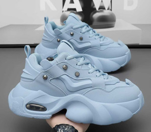 TERFILL Light Blue Stylish Casual Sneakers For Men