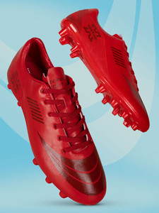 VECTOR X Fortune Premium Textured & Solid Upper Grain & TPU Sole Football Shoes For Men