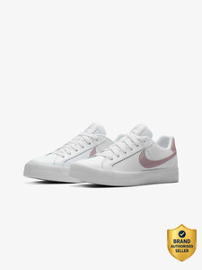 NIKE WMNS COURT ROYALE AC White Sneakers - Image 6