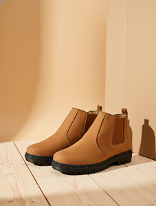 Red Eleven Red leven Suide Leather Walking Outdoor Slip On Chelsea Boots Boots For Men