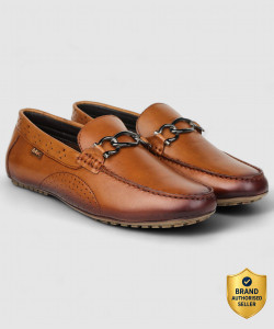 LEE COOPER Leather Casual Slip-On Stylish Lightweight and Comfortable Daily Wear Slip On For Men