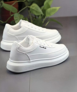 edisson 001 Men's White Casual Sneakers - Image 4