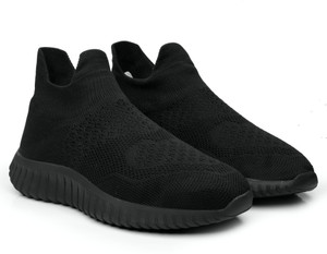 YUVRATO BAXI Men's Slip-On Comfort Long Socks Sports Shoes Running Shoes For Men