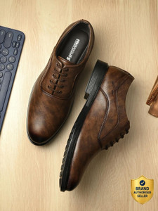 PROVOGUE PR30072 Lightweight Formal Soft Cushion Comfort Easy Lace-Ups Party/Office Derby For Men