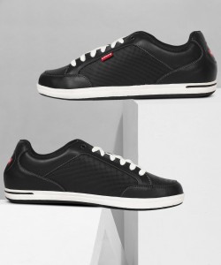 LEVI'S Men's Black Sneakers Sneakers For Men