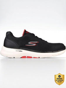 Skechers GO WALK 6 ROCA Men's Black Walking Shoes - Image 6