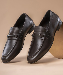 RED TAPE Loafers for Men | Real Leather Shoes with Low-cut Pattern Loafers For Men