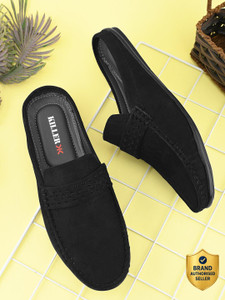 KILLER Men's SS25 Suede Open Loafers Black - Image 6