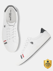 U.S. POLO ASSN. Men's White Sneakers - Image 6