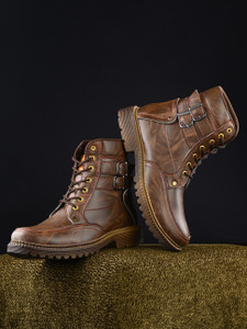 BIG FOX Big Fox Men's 666 High Ankle Riding/Trekking Hiking & Trekking Boots For Men Boots For Men