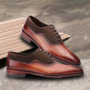 Harrykson London Genuine Italian Leather Premium Luxury Handmade Derby For Men