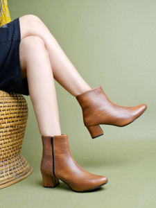 SHOETOPIA Smart Casual Ankle Boots | Winter Boots |Lace-UP Boots For Girls Boots For Women