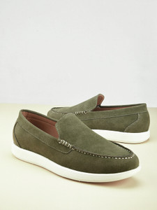 Mast & Harbour Men Solid Colour Casual Loafer Slip On Shoes Mocassin For Men