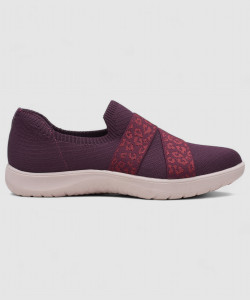 CLARKS BURGUNDY K Walking Shoes For Women