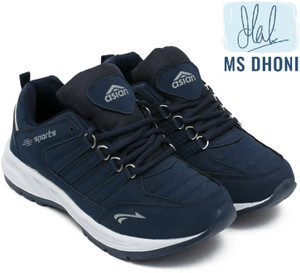 asian Cosko sports shoes for men | Latest Stylish Casual sport shoes for men | running shoes for boys | Lace up Waterproof blue shoes for running, walking, gym, trekking, hiking & party For Men