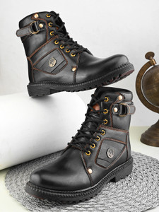 KILLER Black Casual Boots For Men Boots For Men