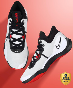 Nike Renew Elevate III Basketball Shoes For Men - White - Image 6