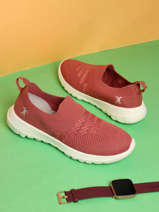 CARLTON LONDON Women's Knit Comfort Slip-On Sneakers Sneakers For Women