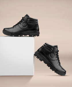 bacca bucci TROOPER motorcycle work combat casual Dress derby boots for men Boots For Men