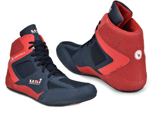 USI UNIVERSAL 701W Comferto Wrestling Shoes for Men & Women with Pu Suede, Mesh & Rubber Wrestling Shoes For Men
