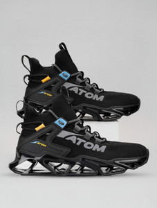 ATOM Hollow Man Sneakers For Men Black - Image 6