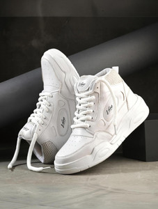 Knoos High Top Shoes Men White 8 - Image 1