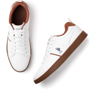 U.S. POLO ASSN. DORIM 2.0 White Sneakers For Men - Image 6