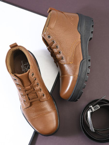 TSF TSF PURE LEATHER POLICE BOOT FOR WOMEN Lace Up For Women