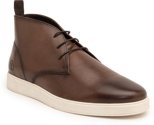 THOMAS CRICK Genuine Leather Chukka Boots For Men