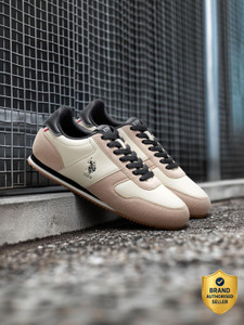 U.S. POLO ASSN. ENCO Sneakers for Men (Beige) - Image 6