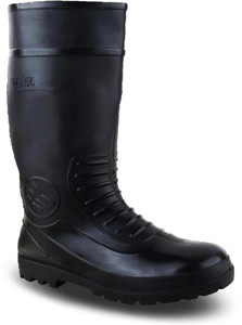 Elecant PVC 15-inch Industrial Gumboots, Non-Metallic Toe, Oil, Water and Acid Resistant Boots For Men