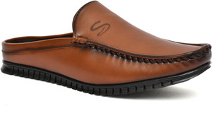 SCARPIA Open Back Loafers Casuals For Men