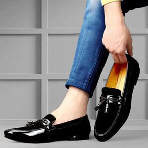 Wakins Men's Black Partywear Loafers - Image 5