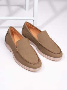 BIG BOK Men Round Toe Memory Foam Suede Loafers - Image 6