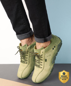 WOODLAND Men's Lace Up Casual Shoes - Image 6