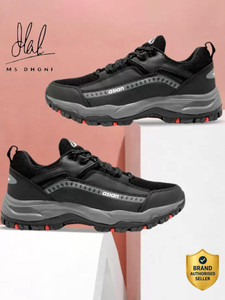 asian Everest-01 Black Trekking Shoe - Image 6