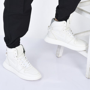FAUSTO High Top Chunky Classic Lace Up |High Ankle |Lightweight Sneakers For Men